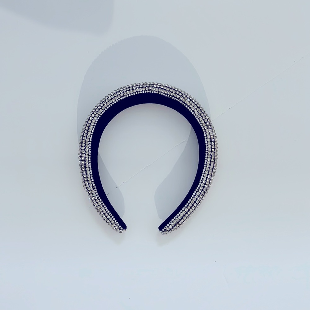 Rhinestone Decor Padded gGorgeous Headband